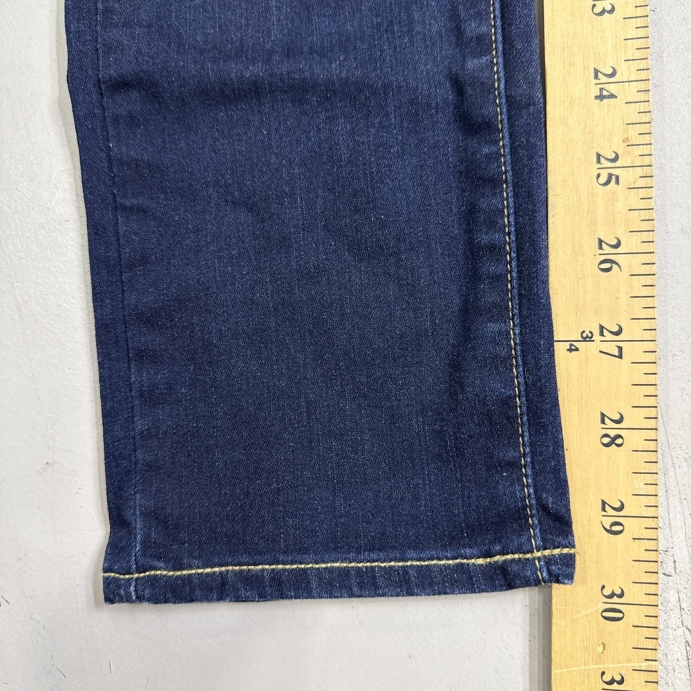 Paige Jeans Womens 28x30 Blue Dark Wash Denim Skyline Skinny Stretch Made in USA - Picture 5 of 8
